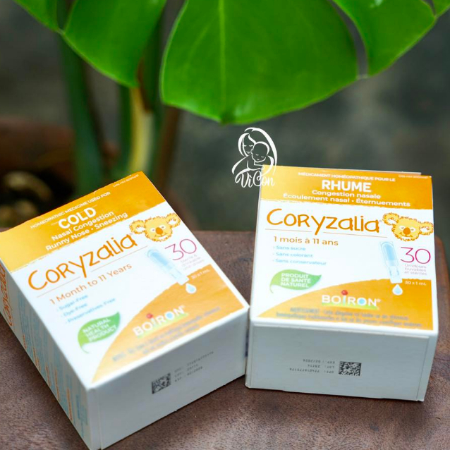 Nước muối uống Coryzalia Boiron hộp 30 ống