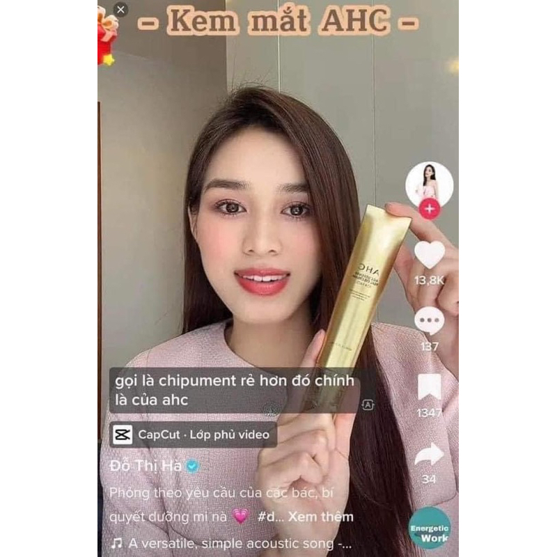 (Bill) Kem mắt AHC Premier Ampoule in eye cream 12ml