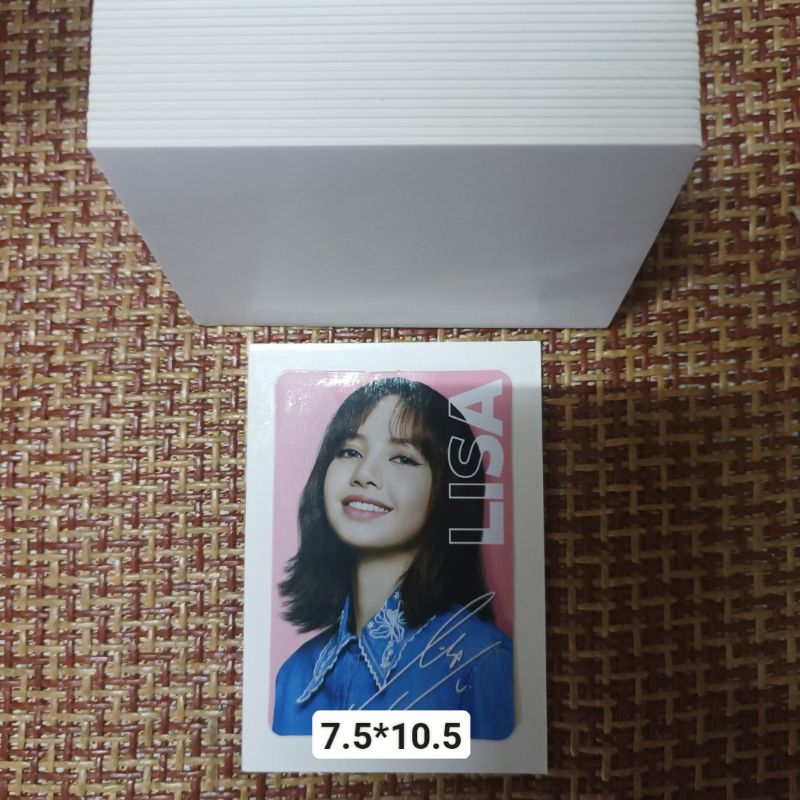 20 Tấm Bìa Lạnh màu trắng dùng để ship card dày 1.5 mm , size 7.5*10.5 cm