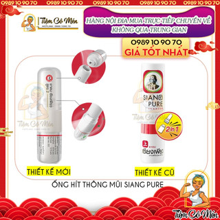 [Nội Địa Thái] Ống hít thông mũi Siang Pure Inhaler 2 Đầu Thái Lan - Cực Kỳ Hiệu Quả