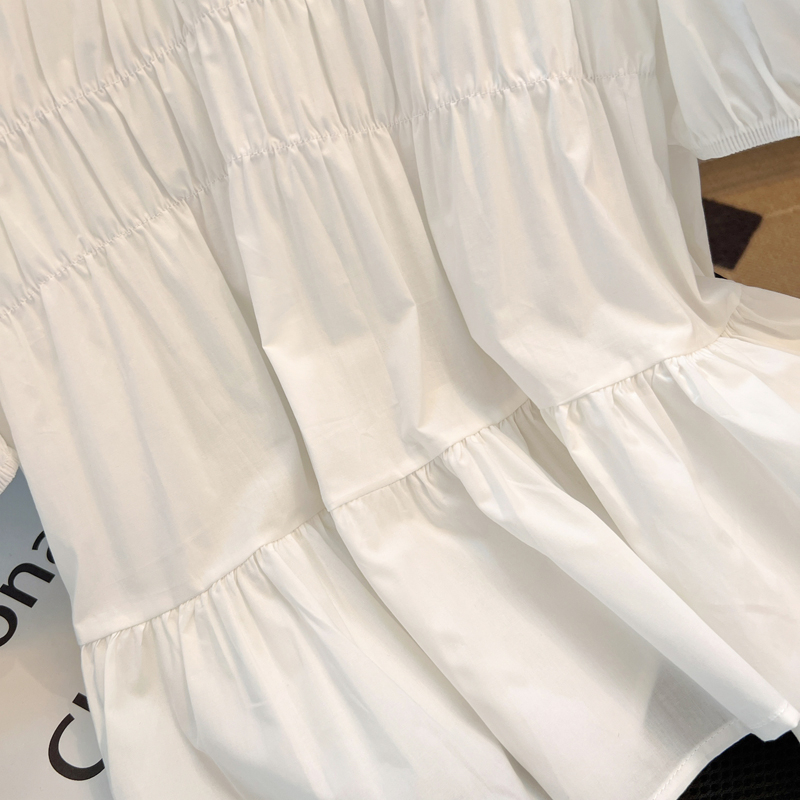 Áo Bigsize Nữ Mập Fashion Áo Kiểu Bigsize Nữ Áo Nhún Hai Màu From Dáng Che Khuyết Điểm, Thoải Mái, Dễ Phối AO0063