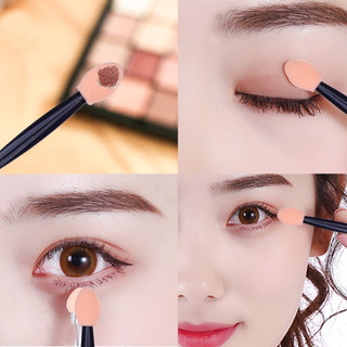Cọ Mút Tán Màu Mắt 2 Đầu Nhỏ, Cọ omber, cọ tán bột, cọ trang điểm, cọ đánh phấn, cọ chà tráng gương hai đầu