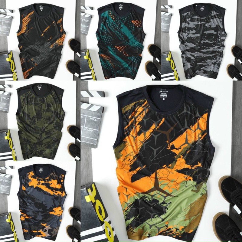 Áo thun nam 3 lỗ Tanktop sát nách thể thao chất vải thun lạnh mềm mịn tập gym cao cấp,Áo ba lỗ nam họa tiết woat loang