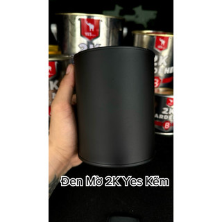 ( Tặng Cọ ) Sơn ĐEN MỜ Cao Cấp 2K Hai Thành Phần Yes ( sơn phủ trên bề mặt kim loại, inox, kiếng, nhựa, tàu thuyền…)