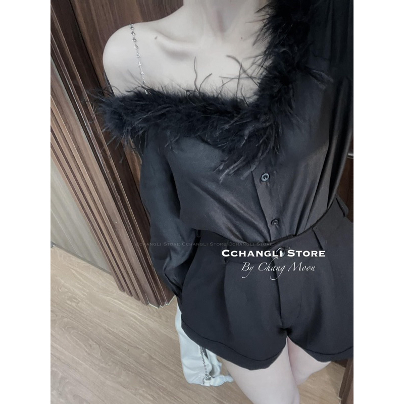 Sơ Mi Trễ Vai Lông Dài Tay Siêu Hot Phong Cáh Tiểu Thư Nhẹ Nhàng Sang Chảng