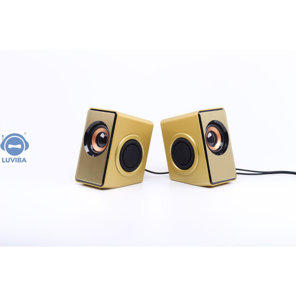 Loa máy tính vi tính mini laptop để bàn bass giá rẻ LUVIBA FT2048