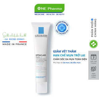 Kem dưỡng giảm mụn ngừa thâm và thông thoáng lỗ chân lông La Roche-Posay 15ml, 40ml