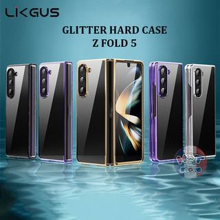Ốp lưng mỏng trong suốt viền màu Likgus Glitter Case Galaxy Z Fold 5