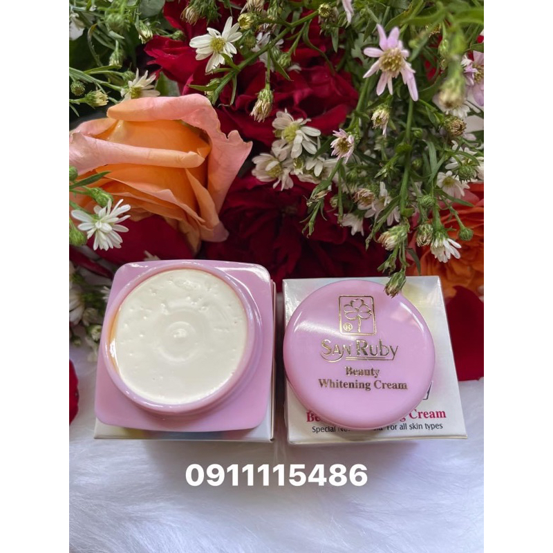 SanRuby Siêu dưỡng trắng nhanh da cao cấp hàng nhập MỸ 100%
