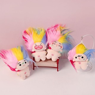 Búp bê tóc đủ màu có móc khóa cute toru_slime
