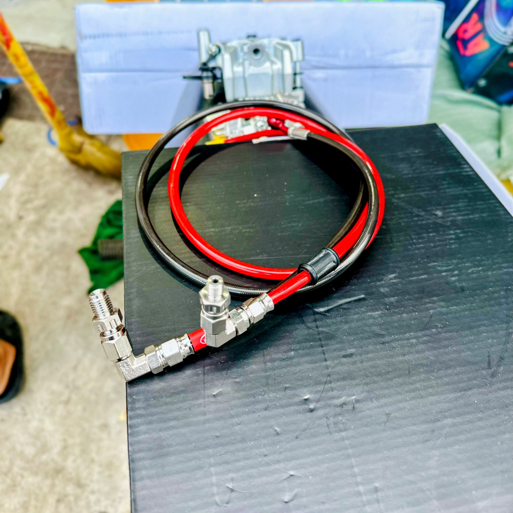 Dây dầu hel 90 độ Đầu inox 304 Njssin 81cnc