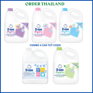 Combo 4 can Dnee mix màu 4 x 3000ml chính hãng Thái Lan