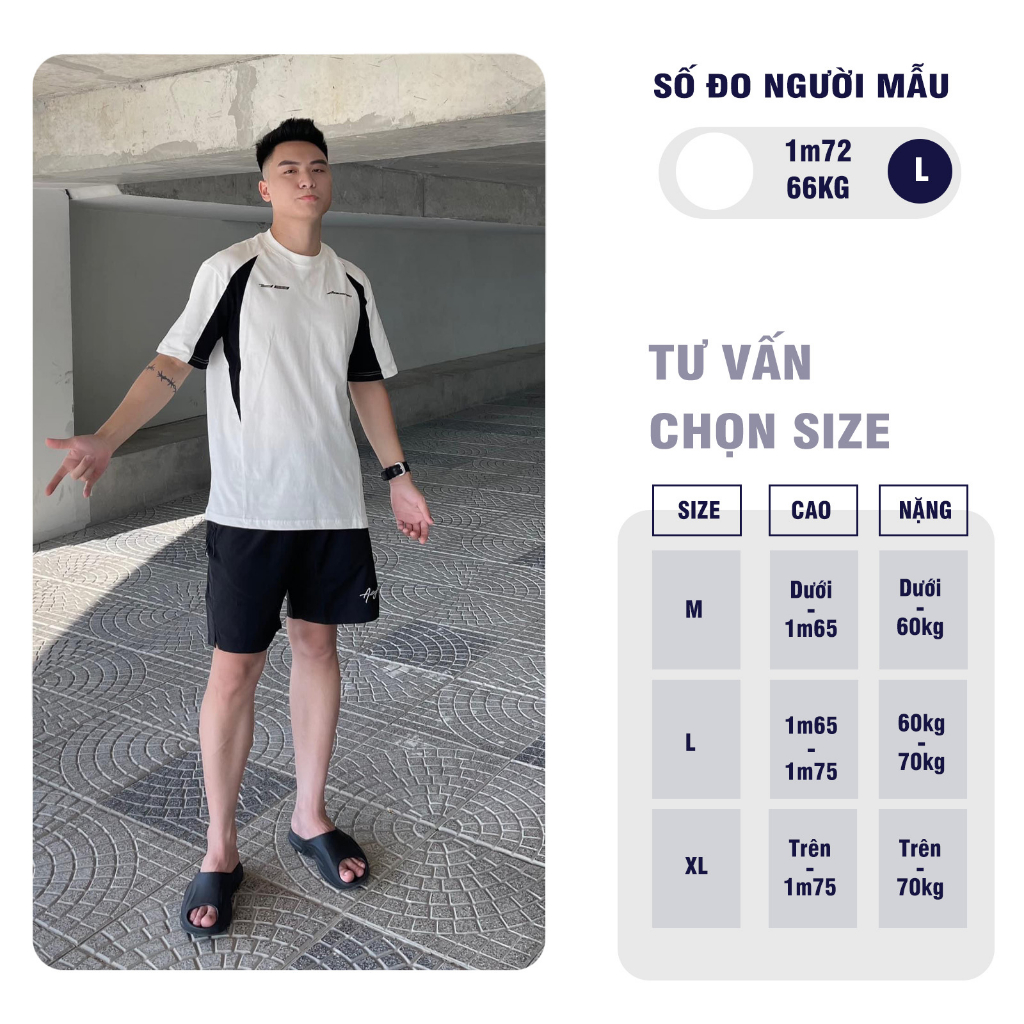 Áo Thun Local Brand, Áo Phông Retro Nam Nữ Unisex Cotton 100% Phối Trắng Đen Phong Cách Hàn Quốc TS030