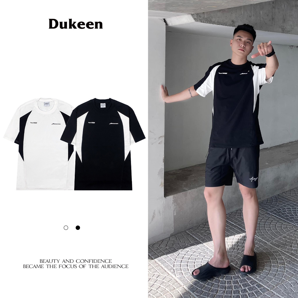 Áo Thun Local Brand, Áo Phông Retro Nam Nữ Unisex Cotton 100% Phối Trắng Đen Phong Cách Hàn Quốc TS030