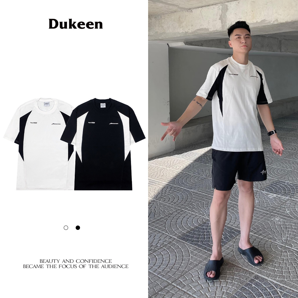 Áo Thun Local Brand, Áo Phông Retro Nam Nữ Unisex Cotton 100% Phối Trắng Đen Phong Cách Hàn Quốc TS030