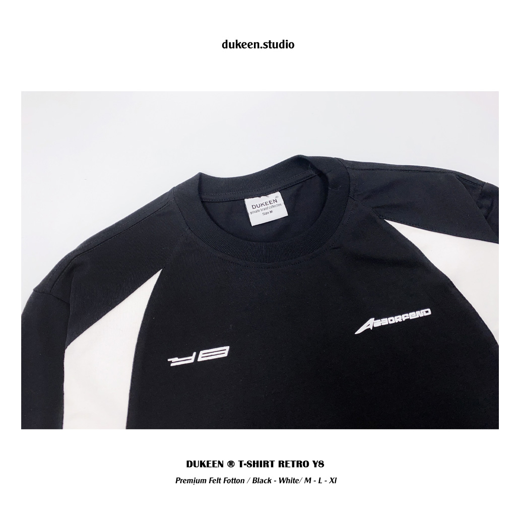 Áo Thun Local Brand, Áo Phông Retro Nam Nữ Unisex Cotton 100% Phối Trắng Đen Phong Cách Hàn Quốc TS030