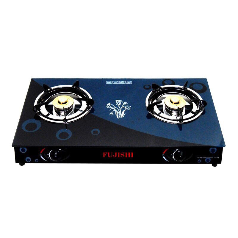 Bếp gas chén nhôm kính cường lực Fujishi FJ-H10-N  - Tiết kiệm gas, mặt kính siêu bền