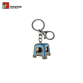 Móc khóa gỗ tick & pick thiết kế độc đáo hình ghế cóc