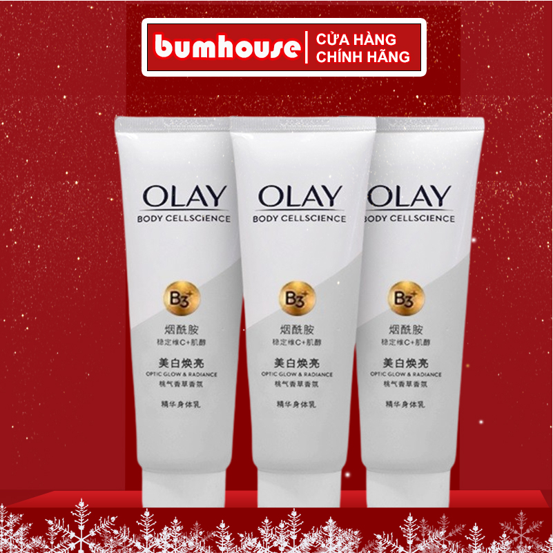 Sữa Dưỡng Thể OLAY B3+ Optics Glow & Radiance Vitamin C Dưỡng Trắng Da Toàn Thân