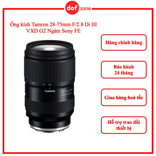 Ống kính Tamron 28-75mm F/2.8 Di III VXD G2 Hàng chính hãng - For Sony FE