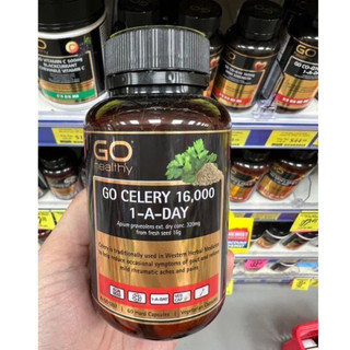 Viên uống gout go healthy celery chiết xuất cần tây 16,000mg, hộp 60 viên.