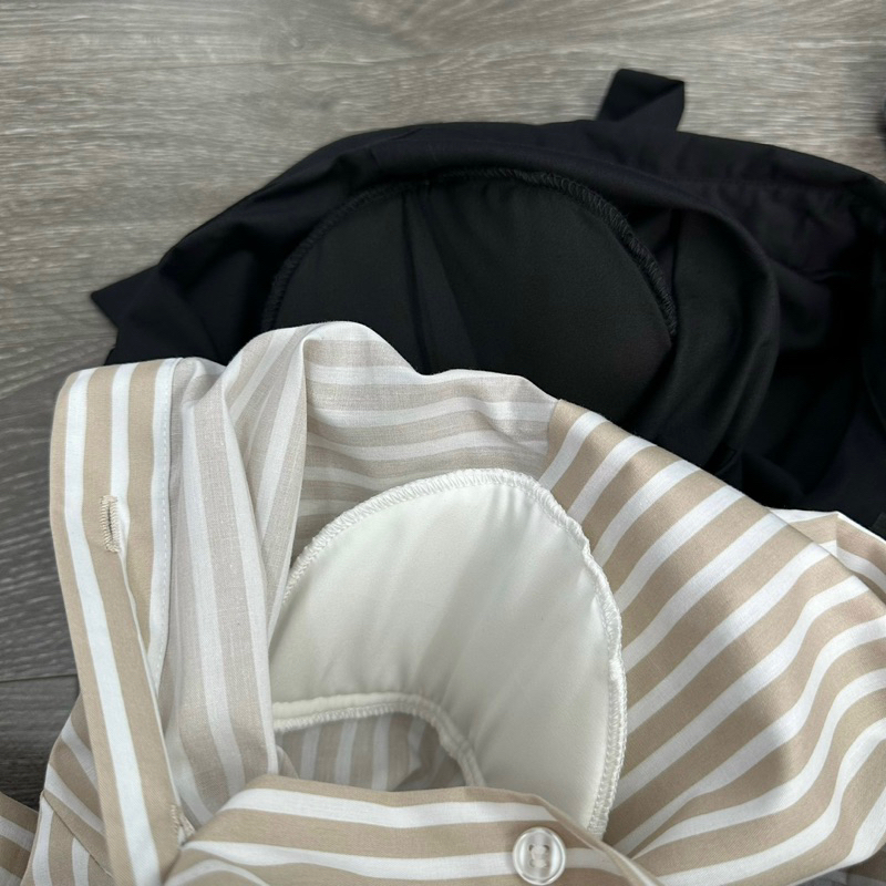 AnDi.vnxk Áo sơ mi tay ngắn có mút vai xuất xịn - M.ixxo