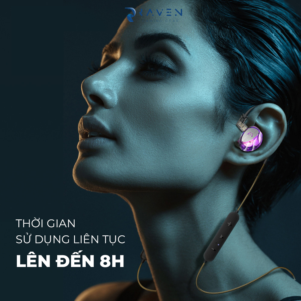 Tai nghe bluetooth LAFITEAR LF1 thể thao nghe nhạc chơi game, tai nghe không dây đeo cổ chống ồn