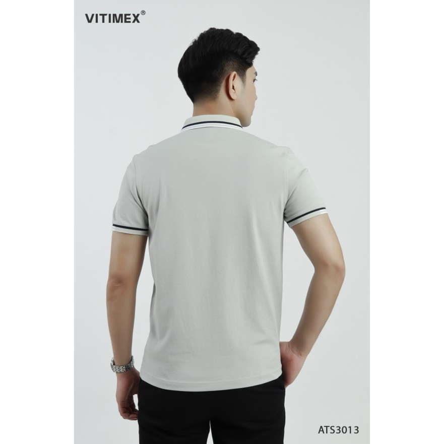 Áo thun nam Polo VITIMEX sợi Tre mềm mượt thoáng khí ATS3013
