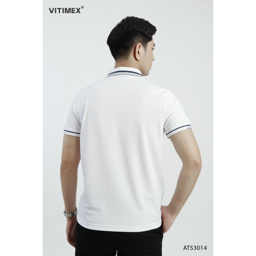 Áo thun nam Polo VITIMEX sợi Tre mềm mượt thoáng khí ATS3014