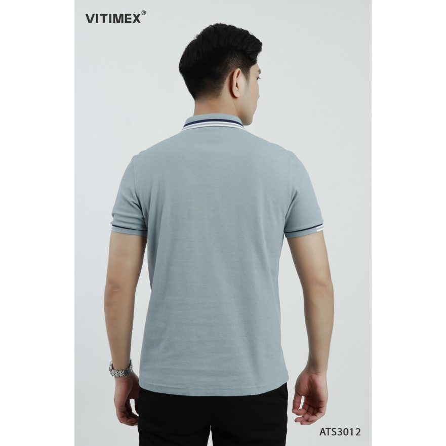 Áo thun nam Polo VITIMEX sợi Tre mềm mượt thoáng khí ATS3012