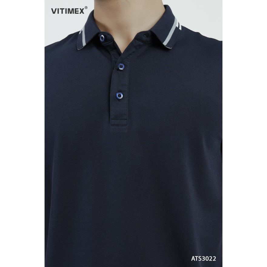 Áo thun nam Polo VITIMEX sợi Tre mềm mượt thoáng khí ATS3022