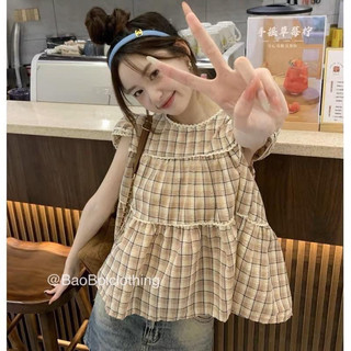 Áo bầu cộc tay mùa hè - 𝐀𝐁𝟒𝟖