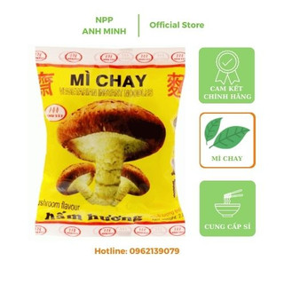 Mì chay nấm hương lá bồ đề thùng 30 gói - Mì chay lá bồ đề - Mì nấm hương
