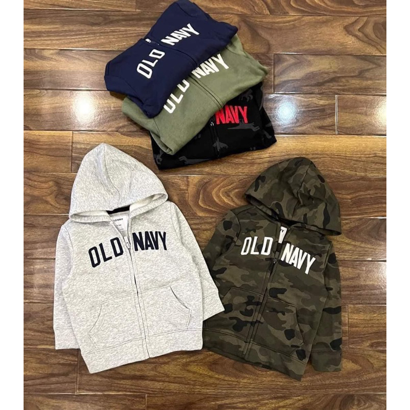 Ao oldnavy nỉ bông kéo khoá sz 12m-5y