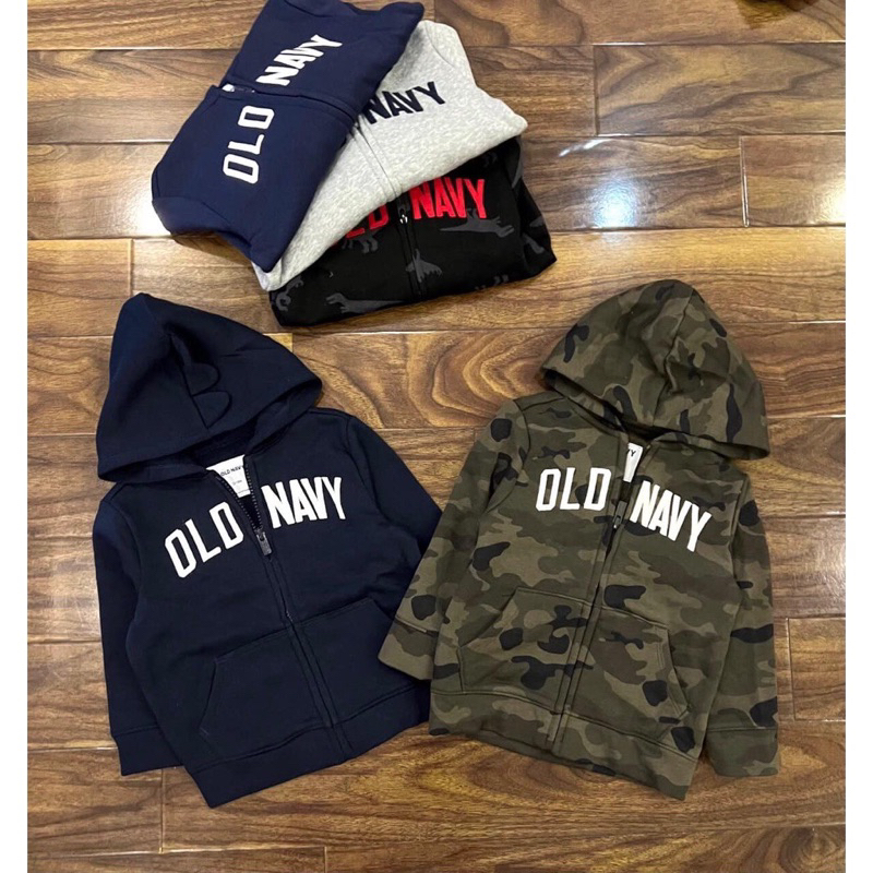 Ao oldnavy nỉ bông kéo khoá sz 12m-5y