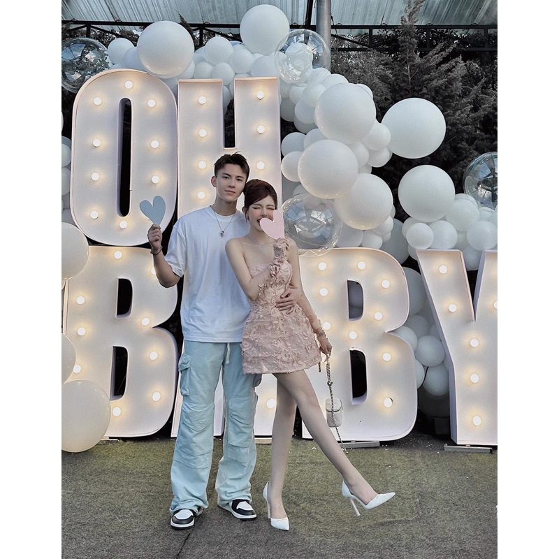 ẢNH THẬT - Váy ren thiết kế đính hột mai phương bùi tag mac check code