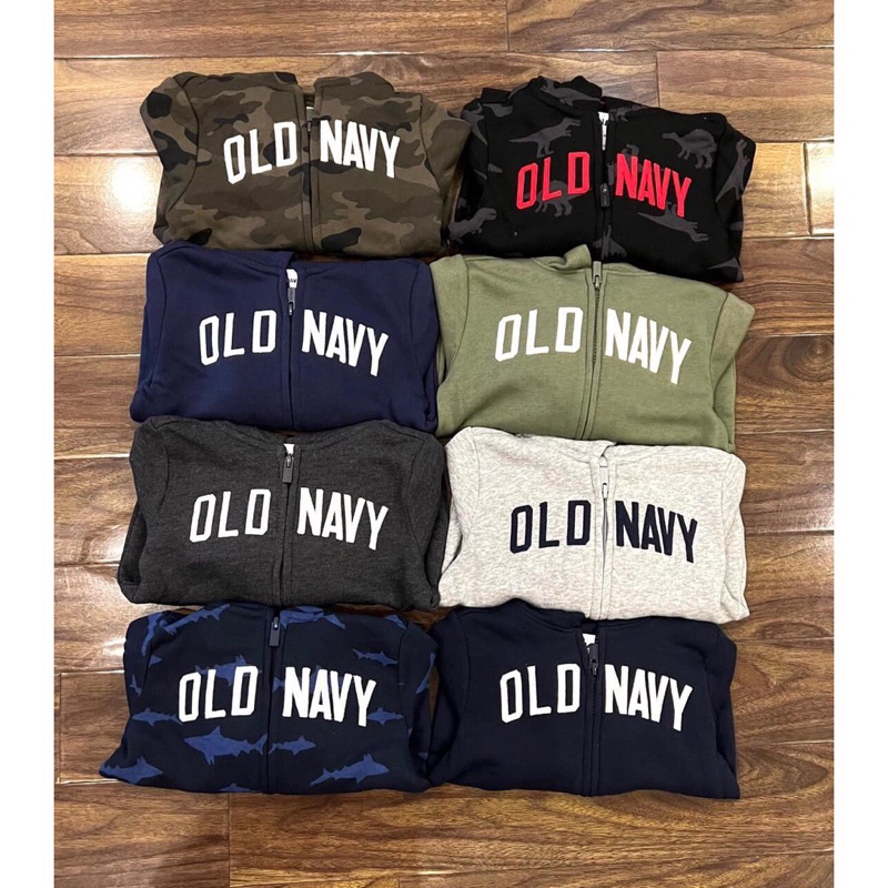 Ao oldnavy nỉ bông kéo khoá sz 12m-5y