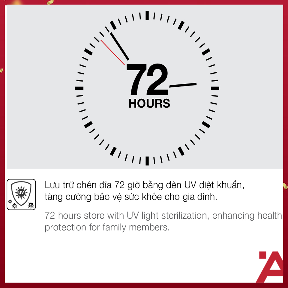 Máy Rửa Chén Bát HDW-T5551B Hafele 538.21.340, Bảo hành 3 năm chính hãng