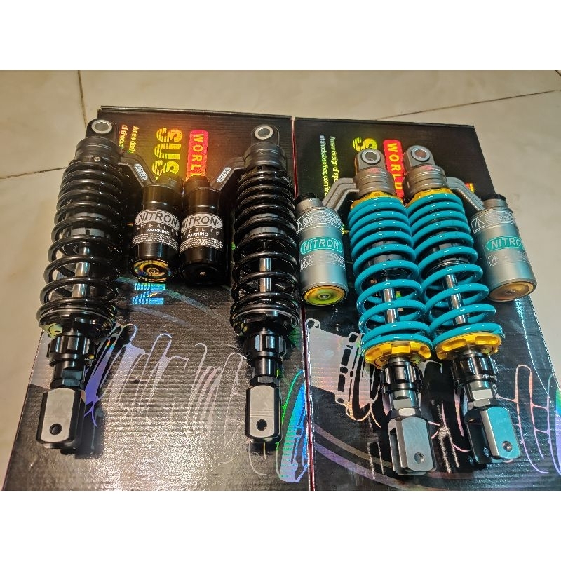 🍑 Tăng Chỉnh Thật🍑2023 Phuộc NITRON bình dầu gắn AB Airblade Dylan SHARK NVX Impulse PCX NouvoLX NouvoSX Nouvo6.....