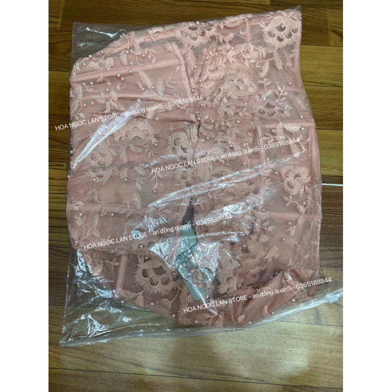 ẢNH THẬT - Váy ren thiết kế đính hột mai phương bùi tag mac check code