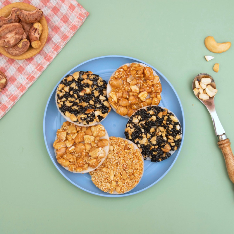 Túi mix kẹo điều & mè & đậu phộng bánh tráng