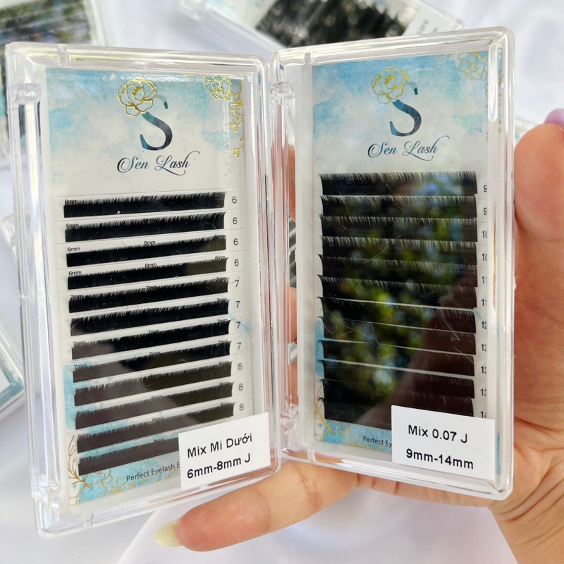 Mi khay Sen Lash độ cong J 0.07