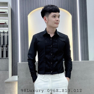 Sơmi Thiết kế phối lụa gấm