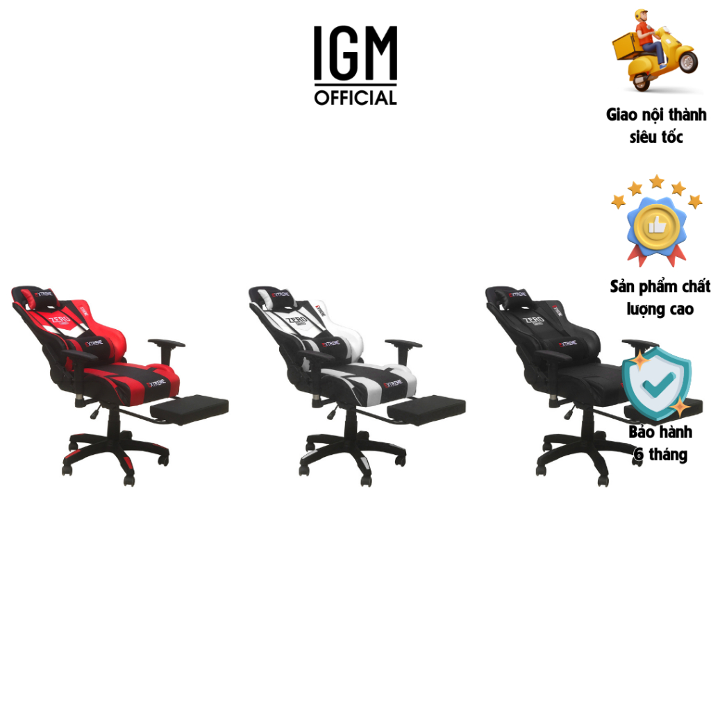 Ghế Gaming Extreme Zero V1 Ngả Lưng Di Chuyến Linh Hoạt Thích Hợp Với Người Chơi Game Và Văn Phòng