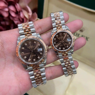 Đồng hồ nữ rolos dây thép không gỉ cao cấp fullbox