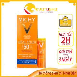 Kem chống nắng Vichy kèm son dưỡng