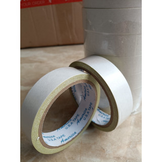 1 cuộn băng keo 2 mặt vàng 24mm x 9m