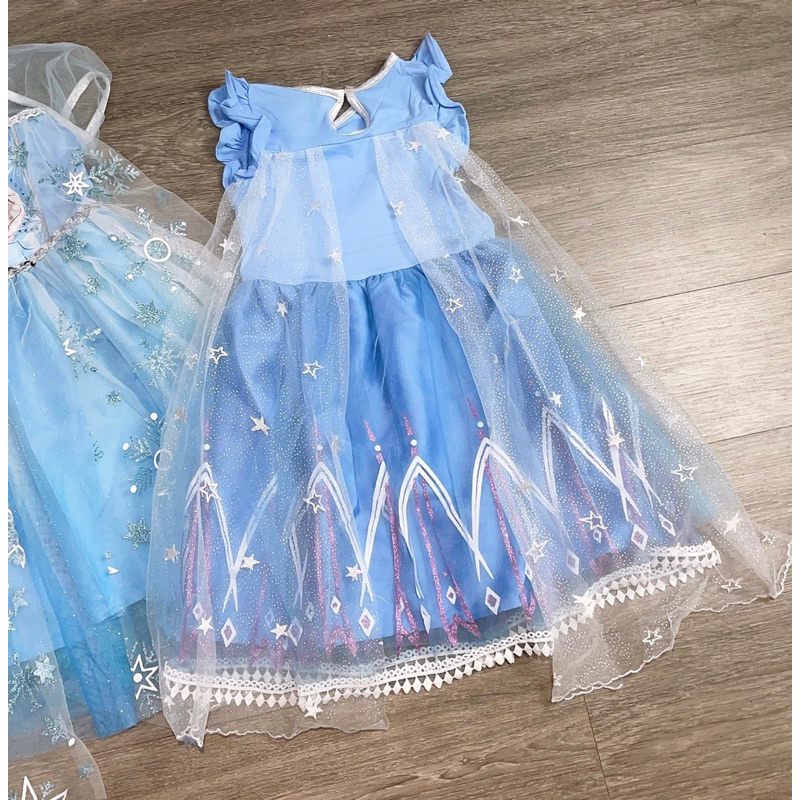 Váy công chúa Elsa cộc tay - HÀNG SALE KHÔNG ĐỔI