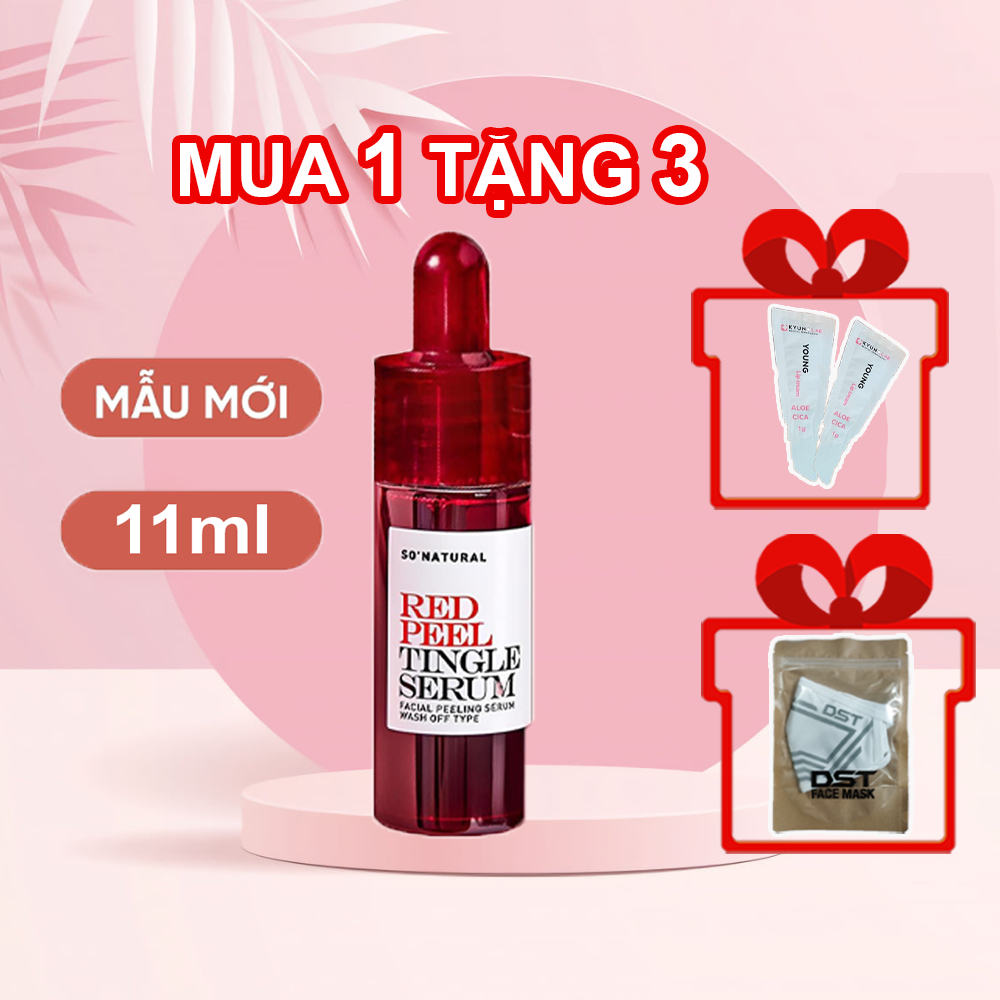 Peel Da Sinh Học Red Peel Tingle Serum 11ml Giúp Tái Tạo Tẩy Da Chết Dương Trắng Da Mịn Màng Căng Bóng