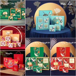 Hộp đựng bánh trung thu 4 bánh 2023
